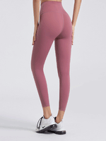 Wide Waistband Sports Leggings - Ladyez