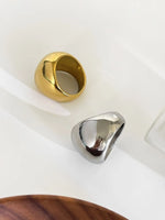 2-Piece Stainless Steel Bubble Shape Ring - Ladyez