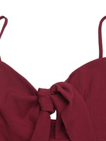 Bow-Knot Spaghetti Strap Romper