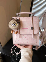 Polka Dot Backpack Bag