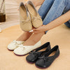 Bow Round Toe Flats Slip-Ons