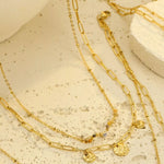 18K Gold-Plated Double-Layered Necklace
