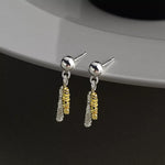 925 Sterling Silver Chain Drop Earrings