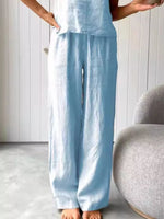 Scoop Neck Cami and Pants Set