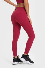 Millennia Highly Stretchy Wide Waistband Yoga Leggings - Ladyez