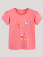 Children's Fairy Print Short Sleeve T-Shirt
