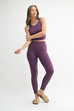 MONO B Venice Cloud Light Sculpt High-Waisted Leggings - Ladyez