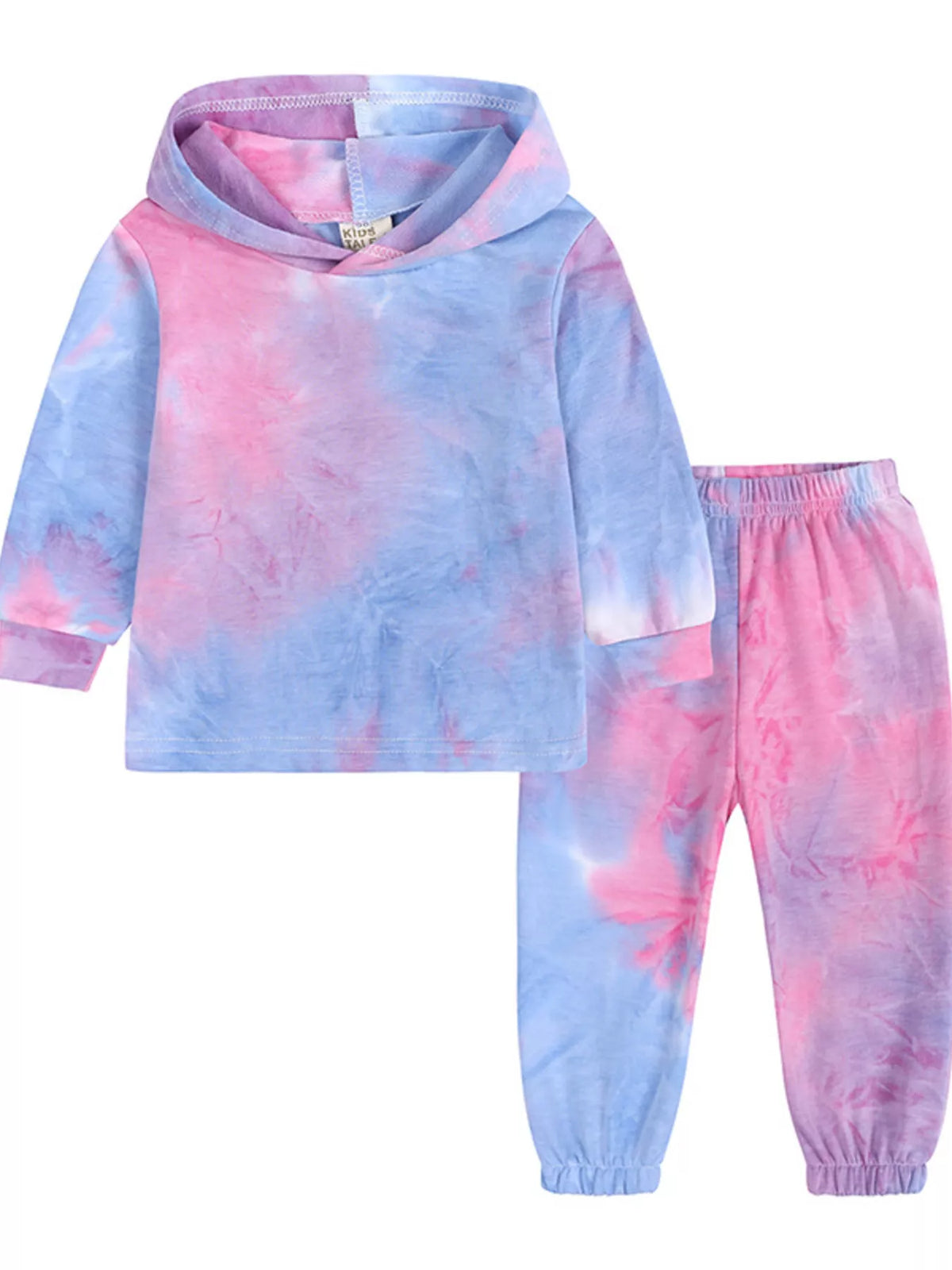Children's Tie-Dye Hoodie and Pants Set