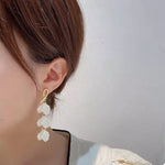 Shell Shape Drop Earrings