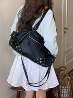 Rivet Decor Crossbody Bag