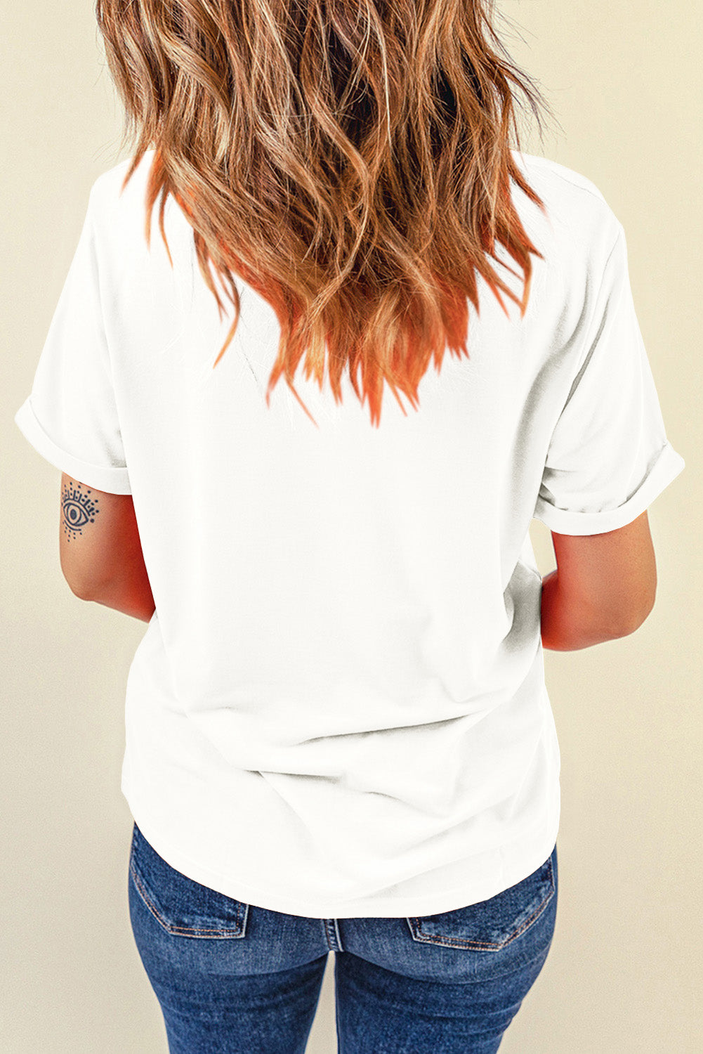 1776 Round Neck Short Sleeve T-Shirt - Ladyez