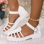 Round Toe Platform Sandals