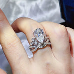 5 Carat Moissanite 925 Sterling Silver Ring