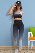 Gradient Sports Tank and Leggings Set - Ladyez
