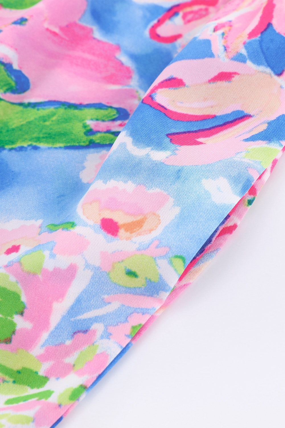 Floral Smocked Square Neck Jumpsuit with Pockets - Ladyez