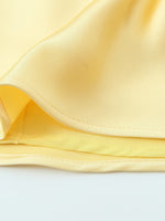 Satin V-Neck Cami Dress - Ladyez