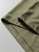 Solid Color Long Sleeve Fitted Top