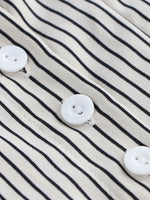 Striped Short Sleeve Button-Up Shirt