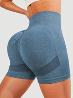 High Waist Active Shorts - Ladyez
