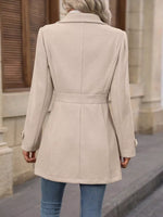 Collared Neck Button Up Coat