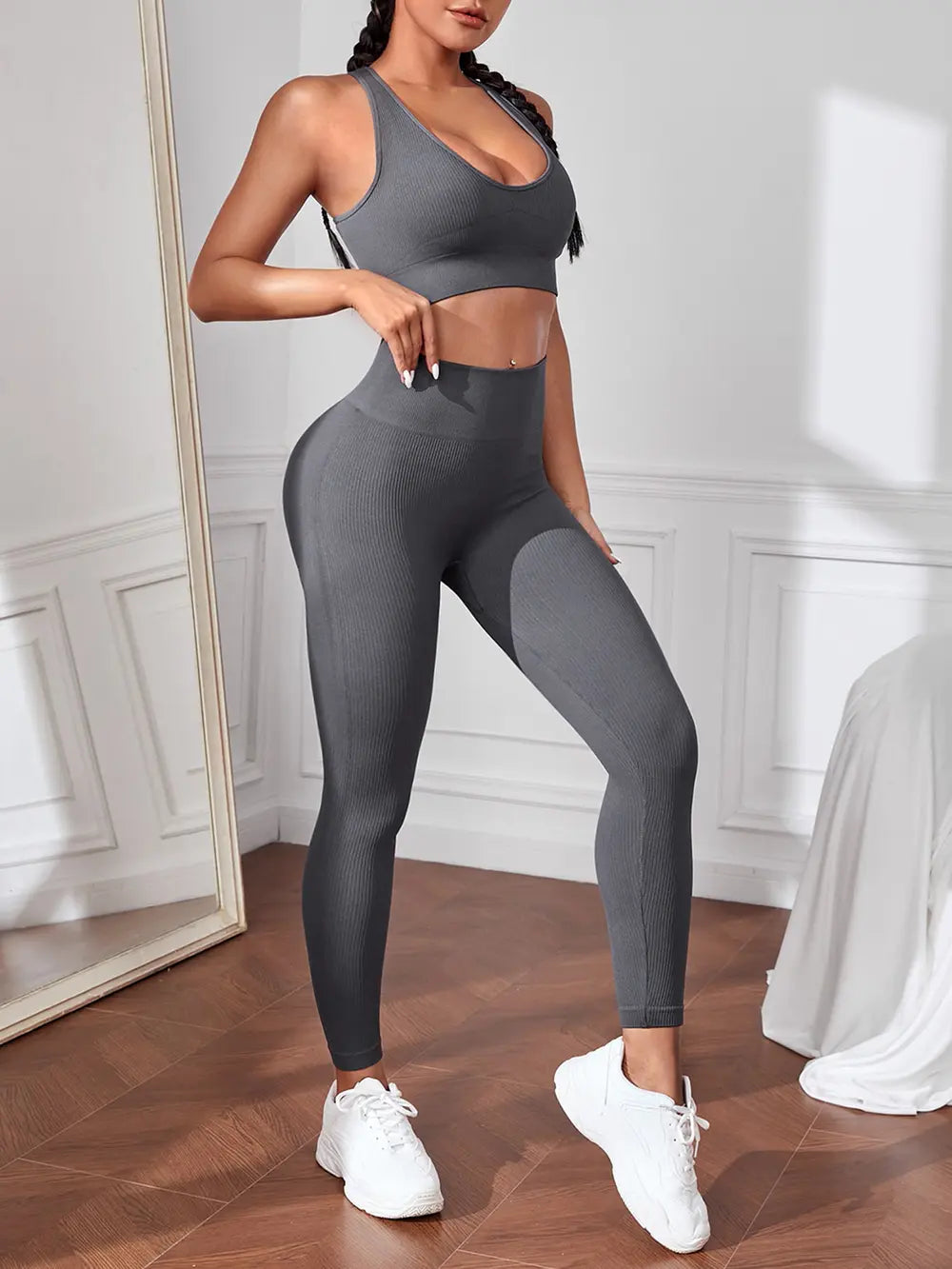 Sport Tank and Leggings Set - Ladyez