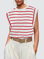 Striped Round Neck Tank