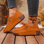 Lace Up Round Toe Sneakers