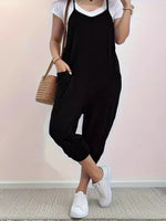 Casual Loose Fit Spaghetti Strap Jumpsuit