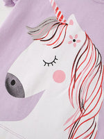 Children's Unicorn Graphic Short Sleeve T-Shirt