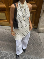 Polka Dot Halter Neck Top