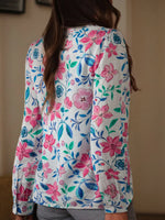Button Down Floral Long Sleeve Shirt