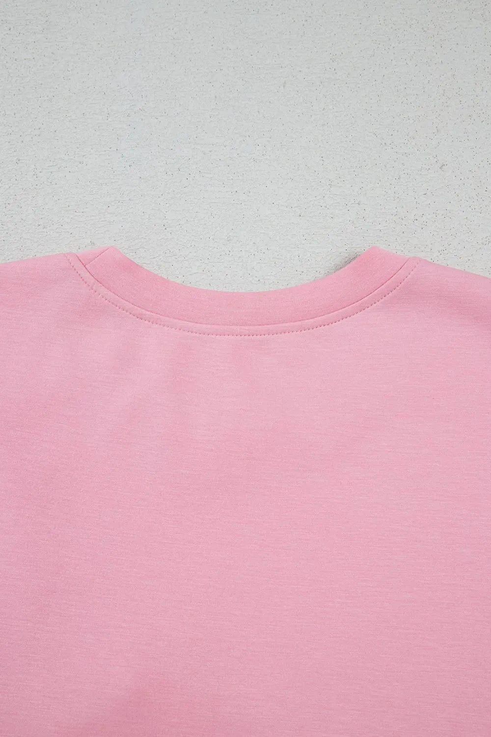 Bow Round Neck Short Sleeve T-Shirt
