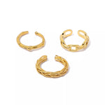 18K Gold-Plated Open Ring