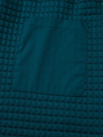 Waffled Textured Raw Edge Patchwork Top and Pants 2pcs Set