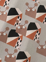 Children's Snail Print Round Neck Tee and Shorts Set