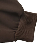 Polo Collar Dropped Shoulder Sweatshirt