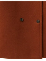 Double-Breasted Long Sleeve Coat