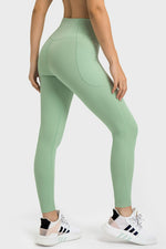 Millennia V-Waist Yoga Leggings with Pockets - Ladyez
