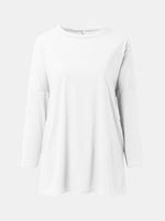 Full Size Round Neck Long Sleeve T-Shirt - Ladyez