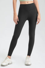 Wide Waistband Slim Fit Active Leggings - Ladyez