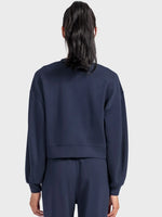 Millennia Round Neck Drop Shoulder Sports Top - Ladyez