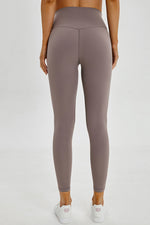 Millennia Wide Seamless Band Waist Sports Leggings - Ladyez
