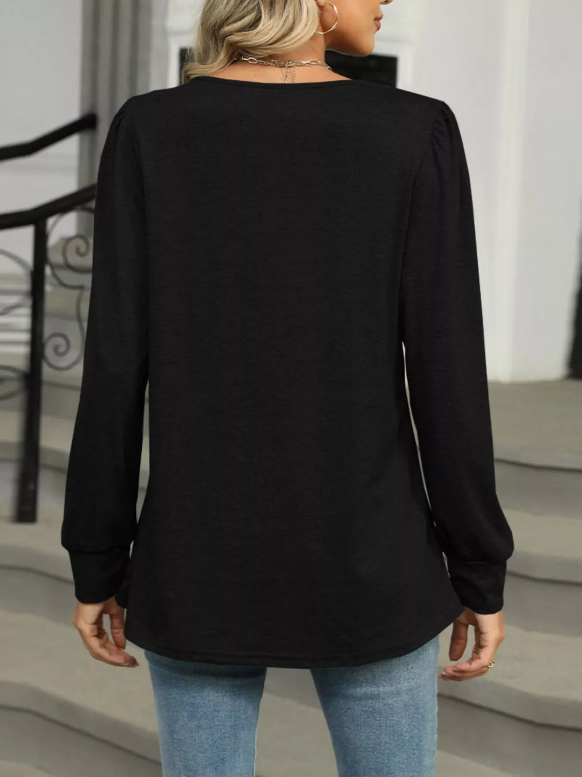 Long Sleeve Round Neck T-Shirt