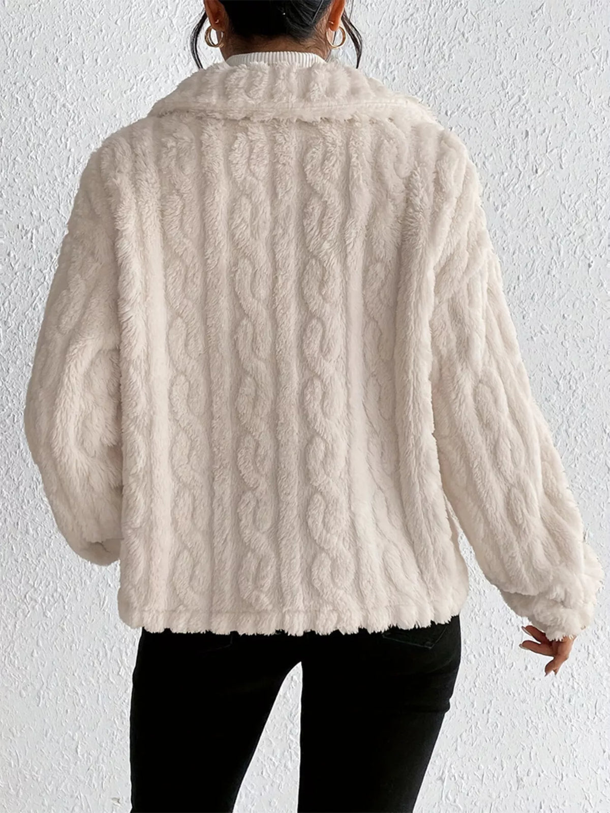 Cozy Fleece Button-Up Outerwear