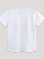 Children's Flamingo Print Short Sleeve T-Shirt