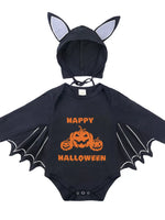 Children's Halloween Bat Bodysuit & Hat Costume Set