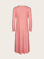Full Size Heart-Decor Layered Midi Dress Plus Size