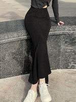 Textured Knit Mermaid Skirt