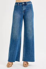 RISEN High-Waisted Wide Leg Jeans - Ladyez