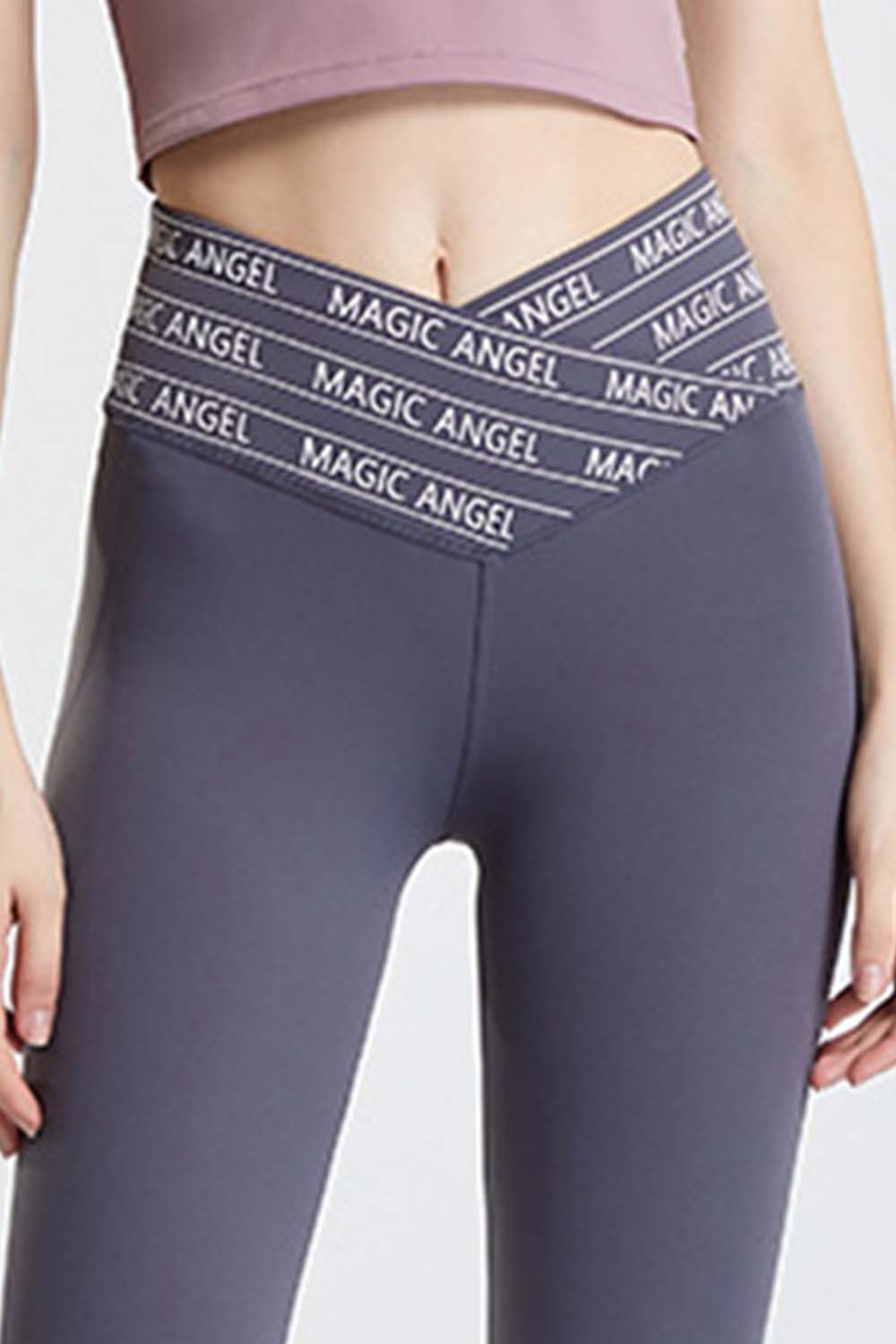Wide Waistband Sports Pants - Ladyez